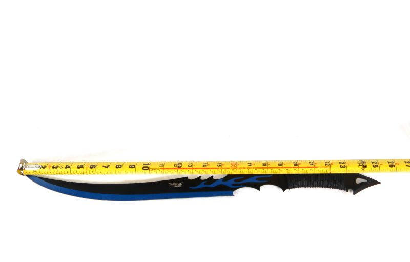 Photo 2 of 25 INCH FANTASY FLAME BLADE COLOR BLUE SHARP NEW 
