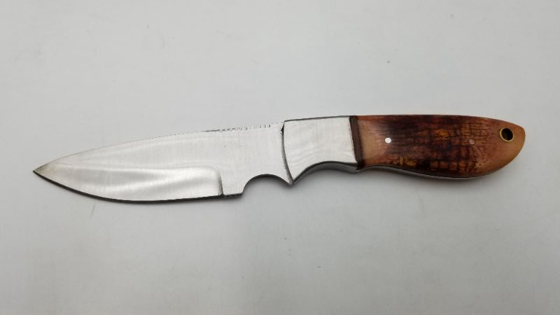 Photo 1 of 8 INCH SPEAR BURNED BONE HUNTING KNIFE NEW