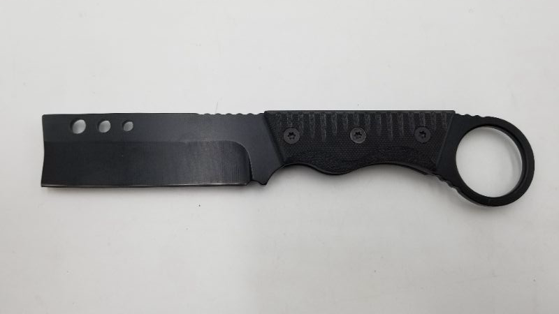 Photo 1 of 3 INCH BLADE BLACK FLAT HEAD KNIFE NEW 
