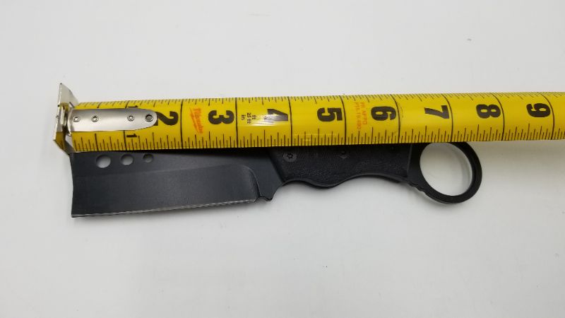 Photo 2 of 3 INCH BLADE BLACK FLAT HEAD KNIFE NEW 
