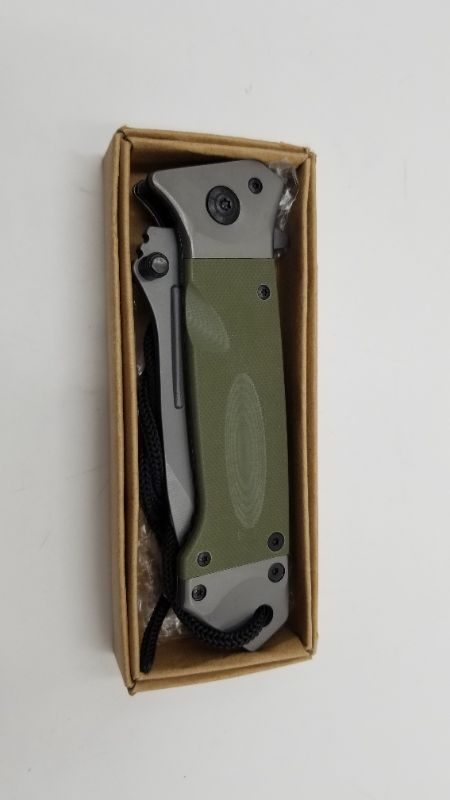 Photo 3 of Drop Point Task Force Pocket Knife 5 Inch Blade New