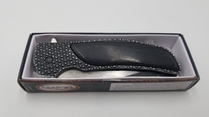 Photo 3 of Rite Edge  Linerlock A/O Folding Knife 3.5" Blade 4.75" Folder Black New