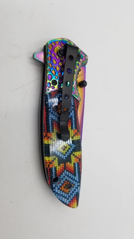 Photo 2 of Native Beads Pocket Knife 4.5 Inch Blade New 