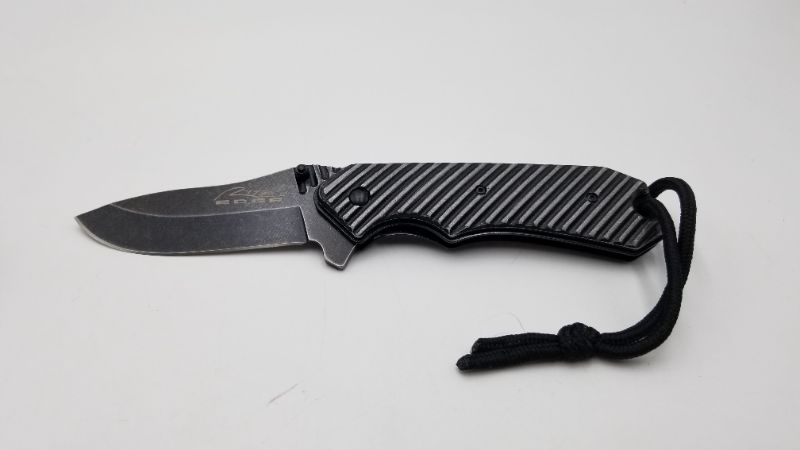 Photo 1 of 4.5 Inch Black Blade Grooved New 