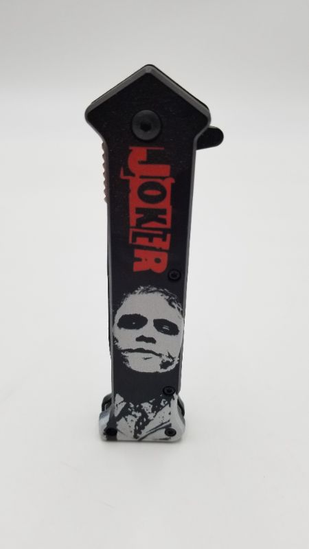 Photo 1 of JOKER POCKET KNIFE WHY SO SERIOUS 3.5 INCH BLADE NEW
