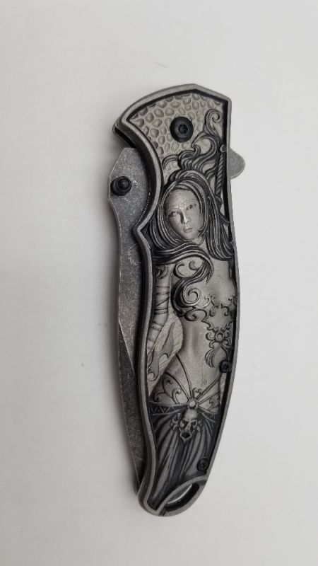 Photo 2 of FALCON 3 INCH BLADE WITH MERMAID DESIGN NEW
