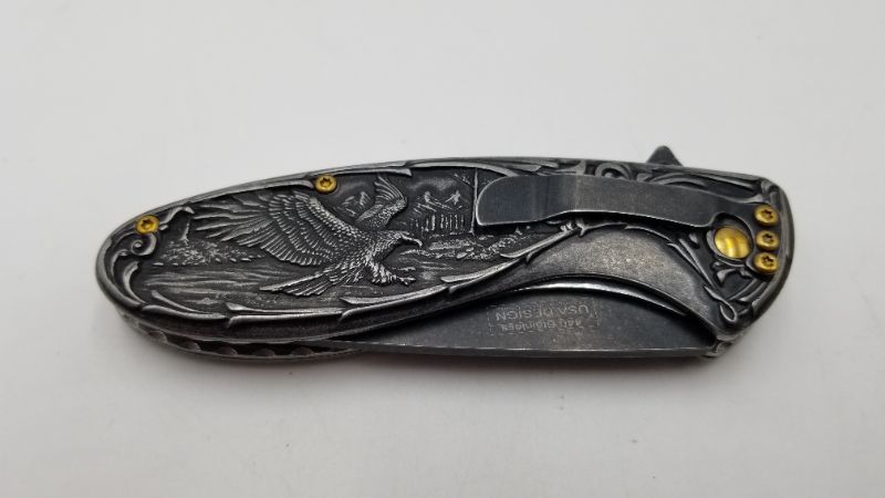 Photo 3 of FALCON EAGLE POCKET KNIFE 3 INCH PLBLADE NEW
