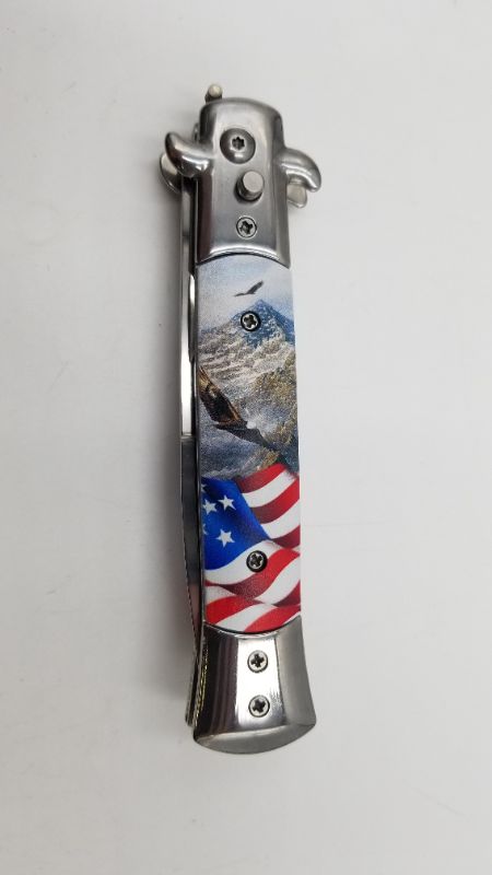 Photo 2 of EAGLE STILETTO POCKET KNIFE 3.5 INCH BLADE WITH SAFTY SWITCH NEW 