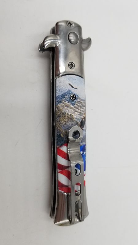Photo 3 of EAGLE STILETTO POCKET KNIFE 3.5 INCH BLADE WITH SAFTY SWITCH NEW 