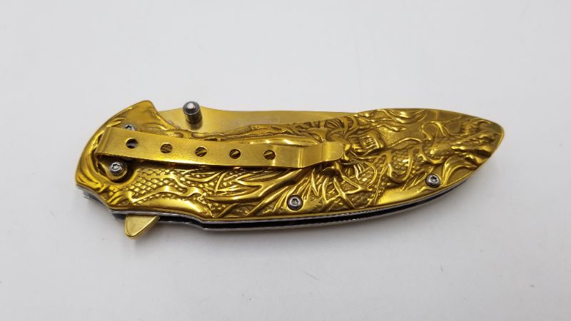 Photo 3 of FALCON POCKET KNIFE DRAGON STYLE 3 INCH BLADE NEW