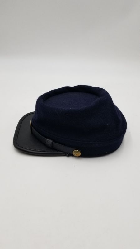 Photo 3 of SZCO Supplies Blue Medium Union Historical Replica Civil War Wearable Kepi New