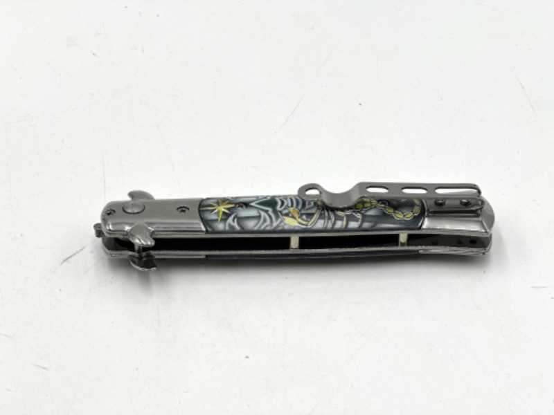 Photo 3 of YELLOW SCORPION POCKET KNIFE NEW