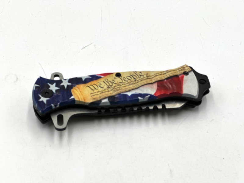 Photo 2 of WE THE PEOPLE POCKET KNIFE NEW 