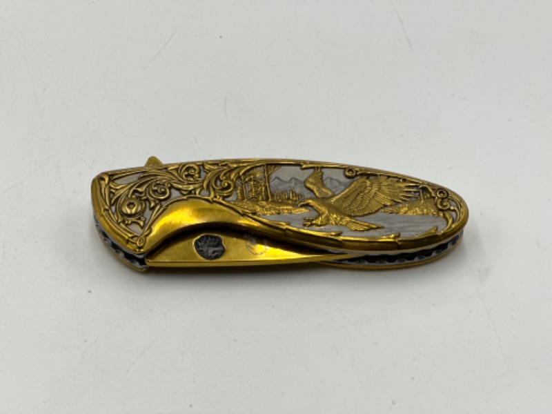 Photo 2 of GOLD OUTDOOR DESIGN FALCON POCKET KNIFE NEW