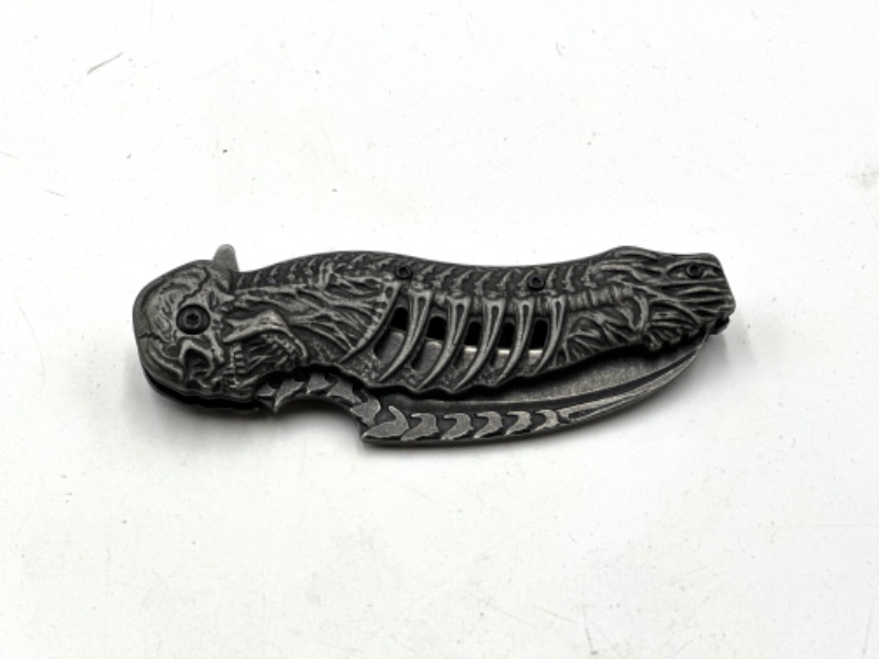 Photo 3 of SKELETON AND BONES DESIGNED POCKET KNIFE NEW 