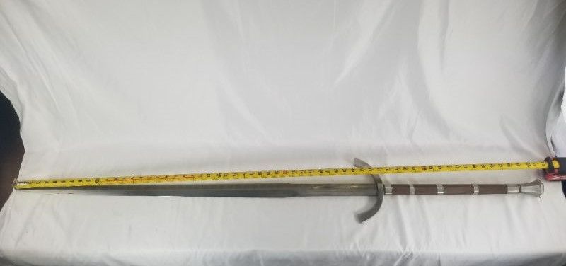 Photo 2 of 61.5 Inch Medevil Sword 31 Inch Blade New