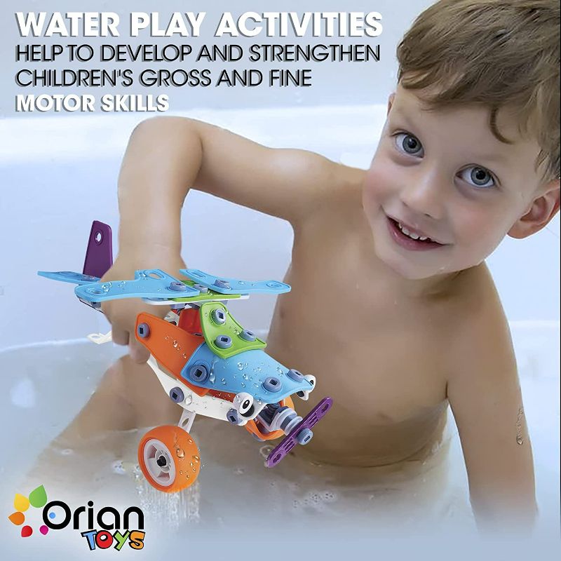 Photo 7 of Orian Toys 5 in 1 STEM Learning Toys for Boys and Girls, Best IQ Builder STEM Learning Toys Creative Construction Engineering for Kids 5-11 years old, DIY Building Kit, 132 Pieces, Play Set - Gift Box