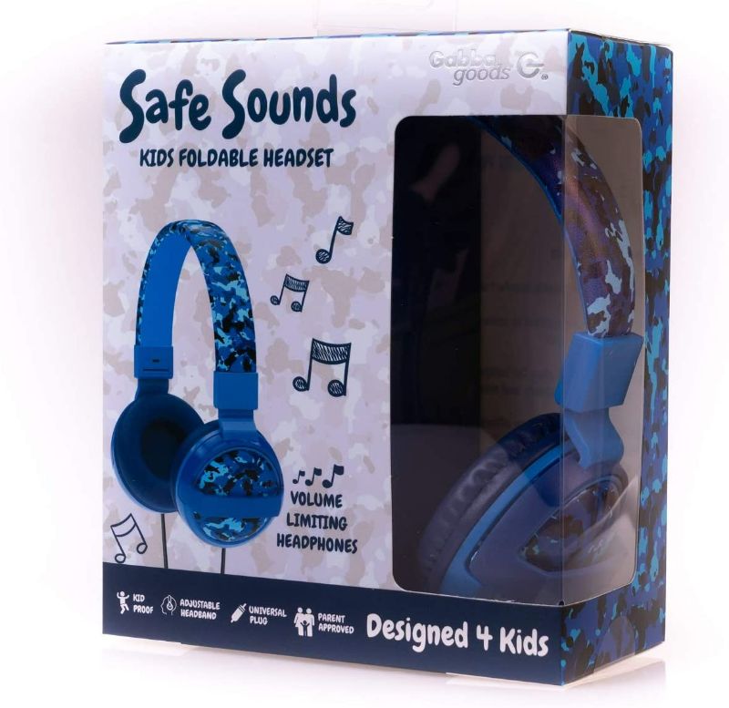 Photo 4 of GABBA GOODS KIDS SAFESOUNDS VOLUME CAMO PRINT OVER EAR HEADPHONES FOR CHILDREN