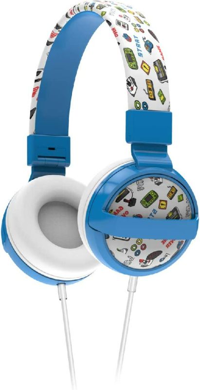 Photo 1 of GABBA GOODS KIDS SAFESOUNDS VOLUME GAME PRINT OVER EAR HEADPHONES FOR CHILDREN