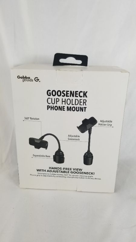 Photo 5 of GOOSENECK CUP HOLDER PHONE MOUNT 360 DEGREE ROTATION FITS ANY SIZE CUP ADJUSTABLE NECK EXPANDABLE BASE 