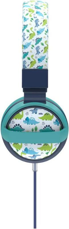 Photo 3 of GABBA GOODS KIDS SAFE SOUNDS FOLDABLE DINOSAUR  PRINT OVER EAR HEADPHONES BUILT IN MICROPHONE DESIGNED 4 KIDS 