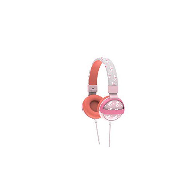 Photo 1 of GABBA GOODS KIDS SAFE SOUNDS FOLDABLE PINK UNICORNS WITH CLOUDS PRINT OVER EAR HEADPHONES BUILT IN MICROPHONE DESIGNED 4 KIDS 