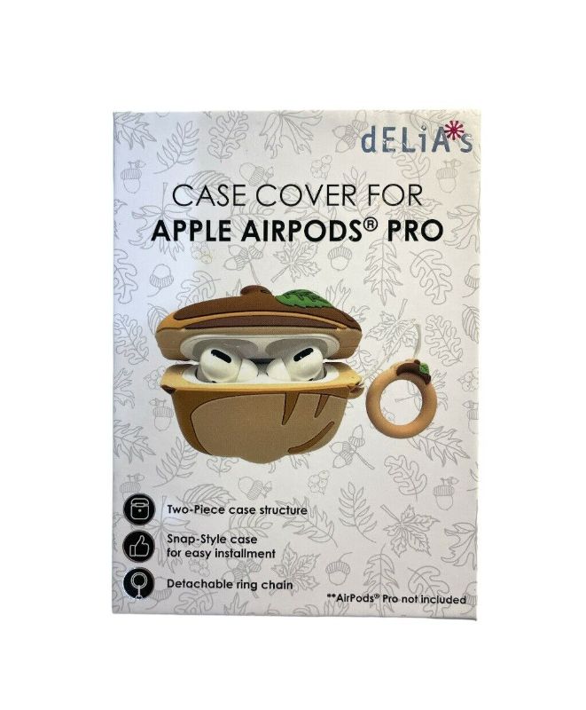 Photo 2 of Delia's Silicone Apple Airpods Pro Acorn Case Animal Crossing New