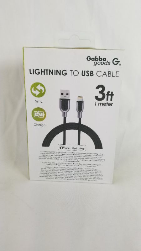 Photo 1 of 3 FOOT RAPID LIGHTNING CHARGER FOR APPLE 