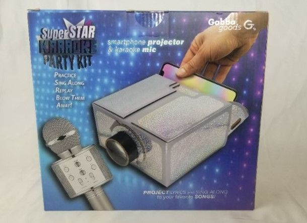 Photo 2 of SUPERSTAR KARAOKE MICROPHONE AND SMART PHONE PROJECTOR 