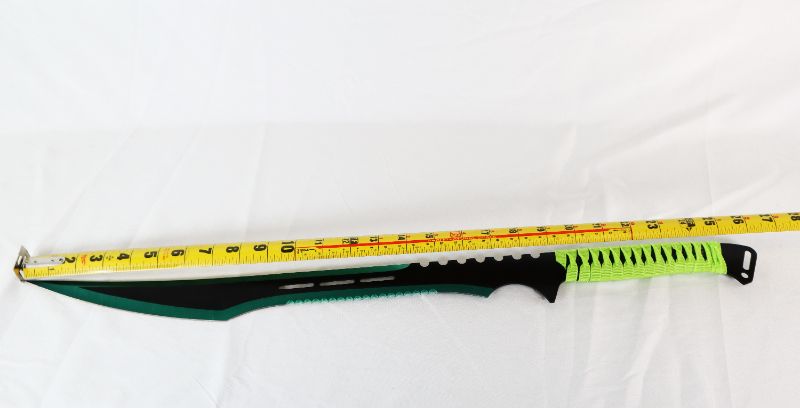 Photo 2 of GREEN AND BLACK ZOMBIE KNIFE NEW 