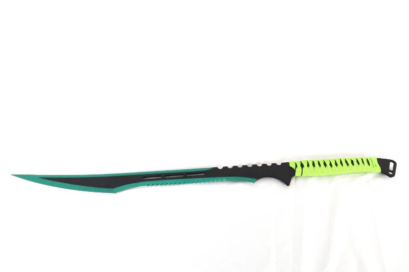 Photo 1 of GREEN AND BLACK ZOMBIE KNIFE NEW 