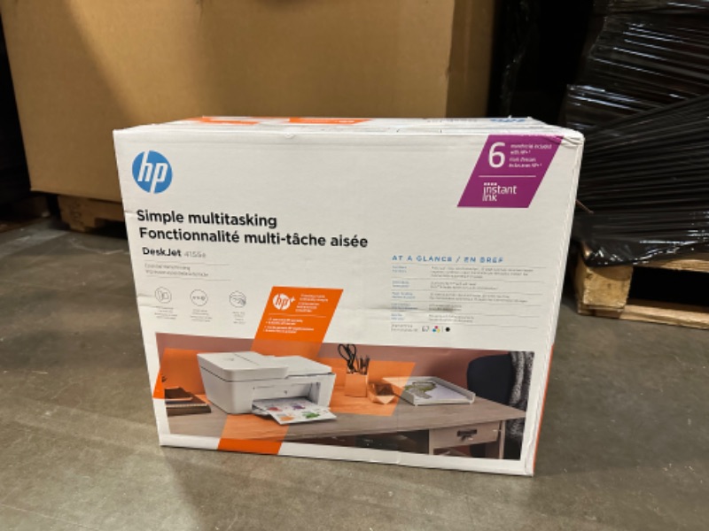 Photo 5 of HP DeskJet 4155 MX MICR All-in-One Check Printer Gold Check Printing Software Bundle,White