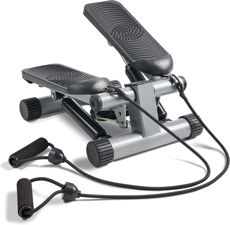 Photo 2 of Sunny Health & Fitness Mini Stepper Stair Stepper Exercise Equipment with Resistance Bands