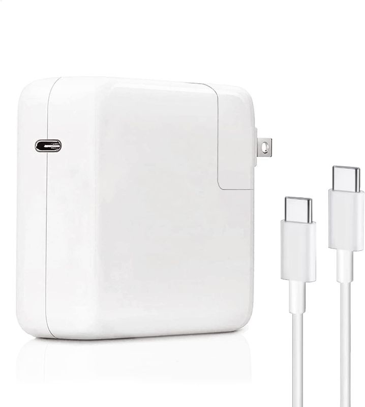 Photo 1 of Mac Book Pro Charger - Azagxed 61W USB-C Power Adapter with USB-C Charge Cable(6.6 ft),Compatible with MacBook Pro 13” 2016-2020;MacBook Air 13” 2018-2020;MacBook 12” 2015-2017;Ipad pro 2018-2021. New
