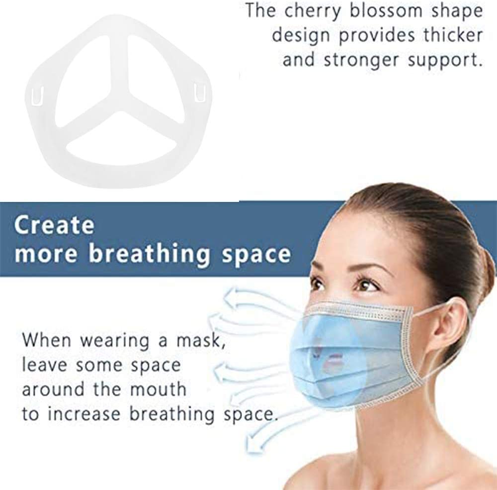 Photo 3 of 3D mask Bracket 3D mask Holder Inner Support Mouth and Nose Protection Lipstick Increase Breathing Space New