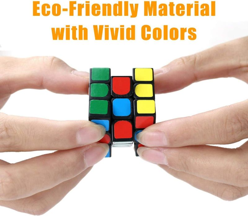 Photo 3 of Party Toy,Eco-Friendly Material with Vivid Colors, Cube Party School Supplies Puzzle Game Set for Boys and Girls, Magic Cube Goody Bag Filler Birthday Gift