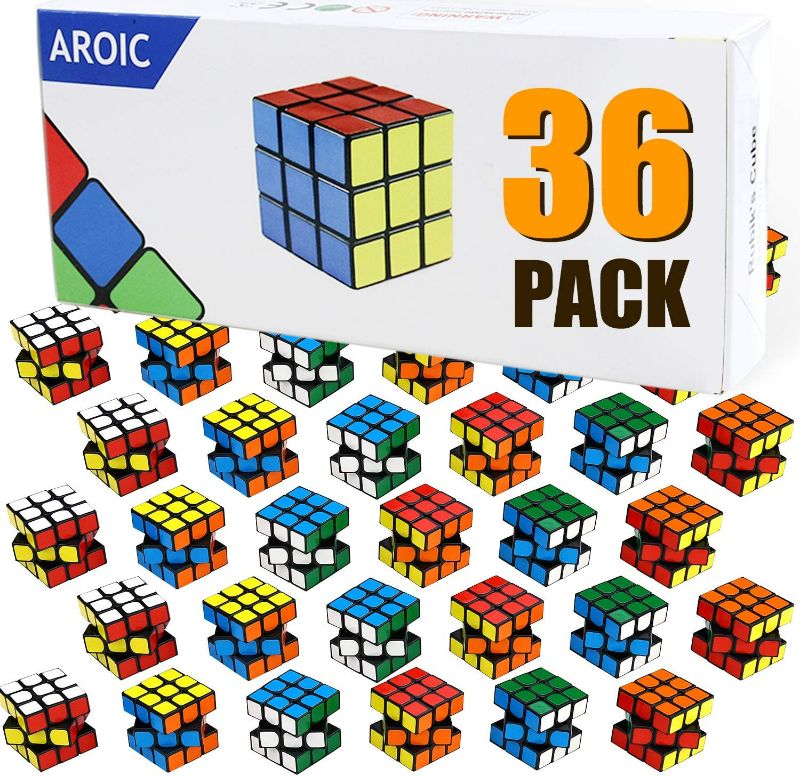 Photo 1 of Party Toy,Eco-Friendly Material with Vivid Colors, Cube Party School Supplies Puzzle Game Set for Boys and Girls, Magic Cube Goody Bag Filler Birthday Gift