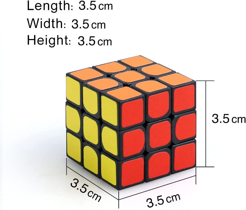 Photo 4 of Party Toy,Eco-Friendly Material with Vivid Colors, Cube Party School Supplies Puzzle Game Set for Boys and Girls, Magic Cube Goody Bag Filler Birthday Gift