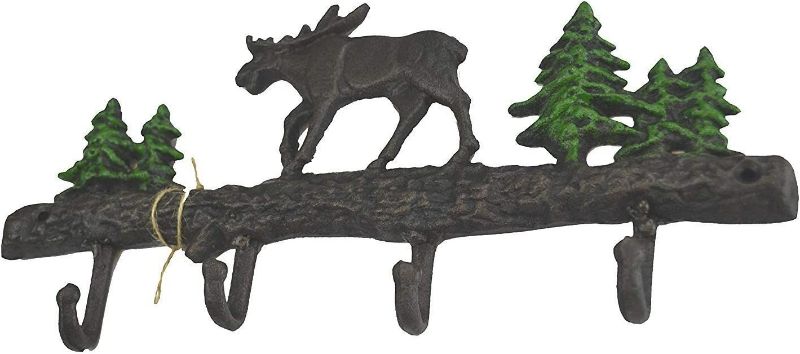 Photo 2 of Lulu Decor, Cast Iron Moose Key Holder (Moose) New