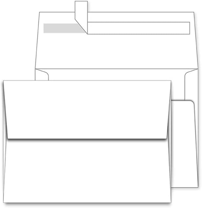 Photo 1 of A6 White Envelopes 4X6 100 Pack - Quick Self Seal ,For 4x6 Cards| Perfect for Weddings, Invitations, Photos, Graduation, Baby Shower| 6.5 x 4.75 Inches (A6) new