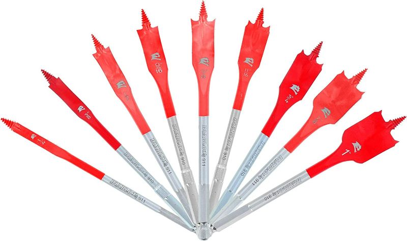 Photo 1 of Diablo 9 pc SPEEDemon Spade Bit Set (9-Piece) New