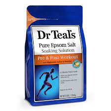 Photo 1 of Dr Teal's Pure Epsom Salt Soak, Pre & Post Workout with Menthol, 3 lbs New