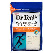 Photo 2 of Dr Teal's Pure Epsom Salt Soak, Pre & Post Workout with Menthol, 3 lbs New