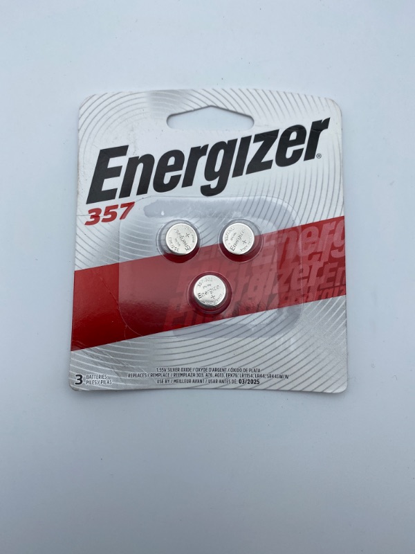 Photo 4 of Energizer 357 Batteries, 357 Battery, 3 Count New