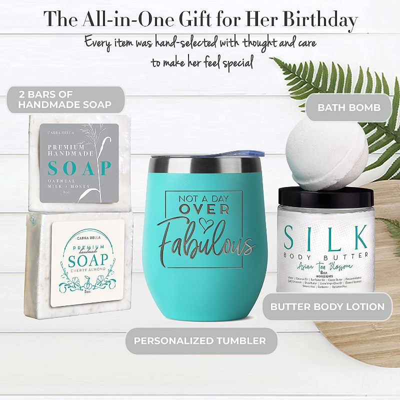Photo 1 of Happy Birthday Box for Women - Unique Birthday Gifts for Women, Best Gift Baskets for Women Birthday for Best Friend, Birthday Gifts for Sister, Birthday Gift Set for Women Daughter Her Birthday Ideas New