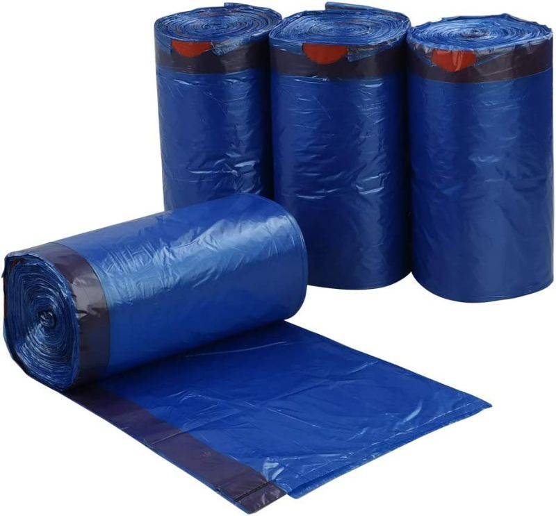 Photo 1 of Fiaze 2.5 Gallon Garbage Bags, Blue Drawstring Trash Bag, 220 Counts New