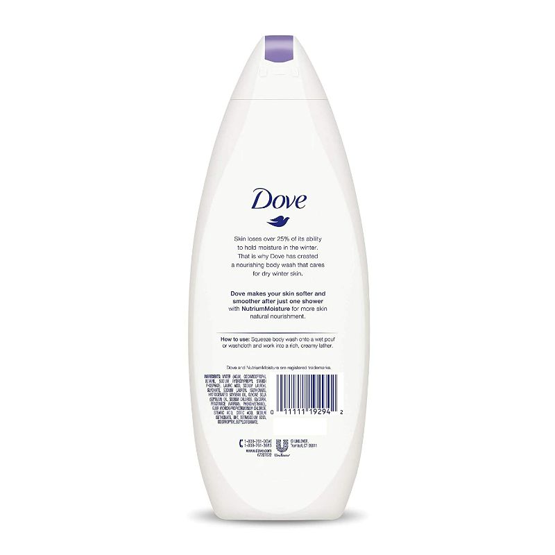 Photo 2 of Dove Body Wash To Nourish and Moisturize Dry Skin Winter Care for Softer, Smoother Skin After Just One Shower 22 oz, New