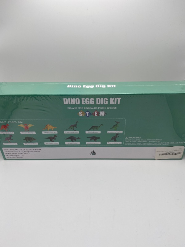 Photo 6 of Stemclas Easter Eggs Dig Kit, Excavate a Dozen Unique Dinosaurs Eggs and Discover 12 Dinosaur Figures Inside, Great Dino Eggs Excavation Toys for Boys Girls New