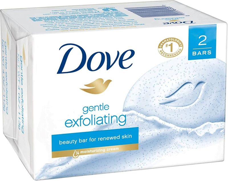 Photo 1 of Dove Gentle Exfoliating Beauty Bars, 4.25 oz bars, pack of 2 New