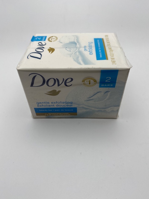 Photo 2 of Dove Gentle Exfoliating Beauty Bars, 4.25 oz bars, pack of 2 New